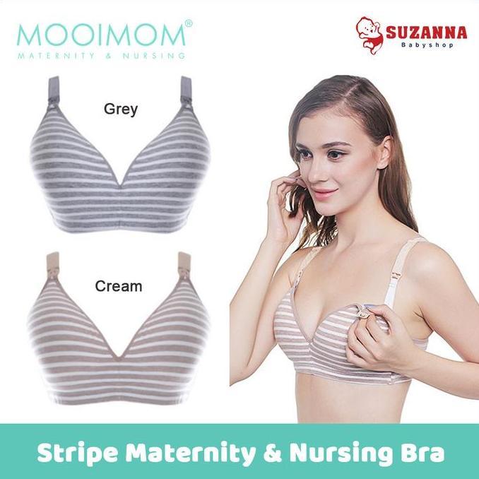 Mooimom Stripe Maternity & Nursing Bra - Bra Menyusui