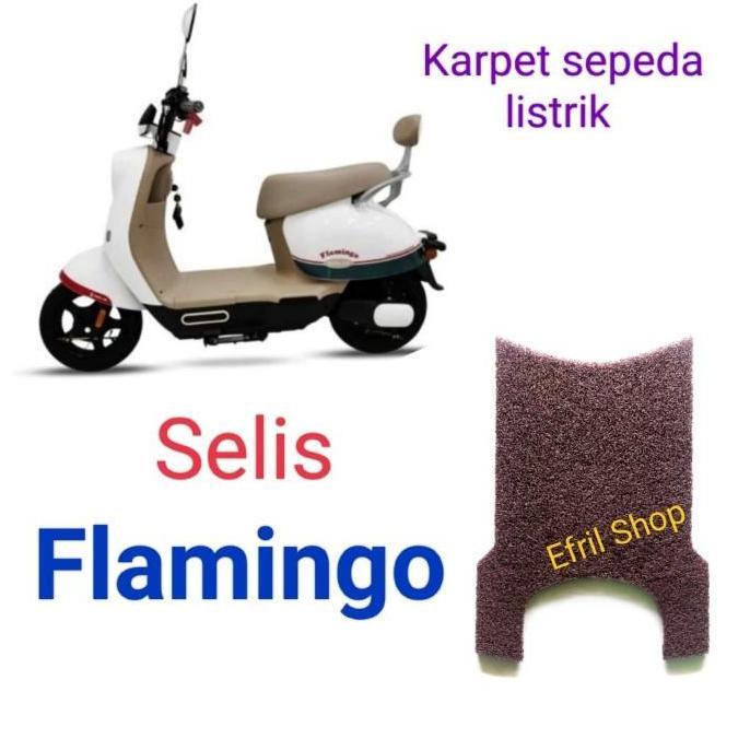 KARPET SEPEDA MOTOR LISTRIK SELIS FLAMINGO