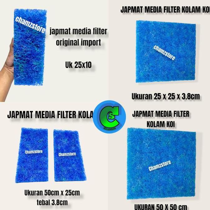 JAPMAT MEDIA FILTER KOLAM AQUARIUM ORIGINAL IMPORT FILTER MAT / JAPMAT