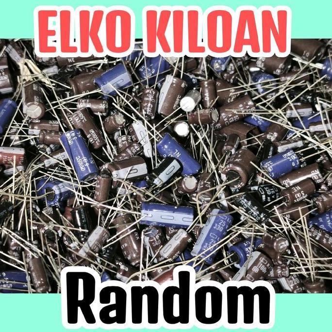 ELKO CAPASITOR ELCO KAPASITOR ORIGINAL KILOAN VALUE RANDOM ORIGINAL