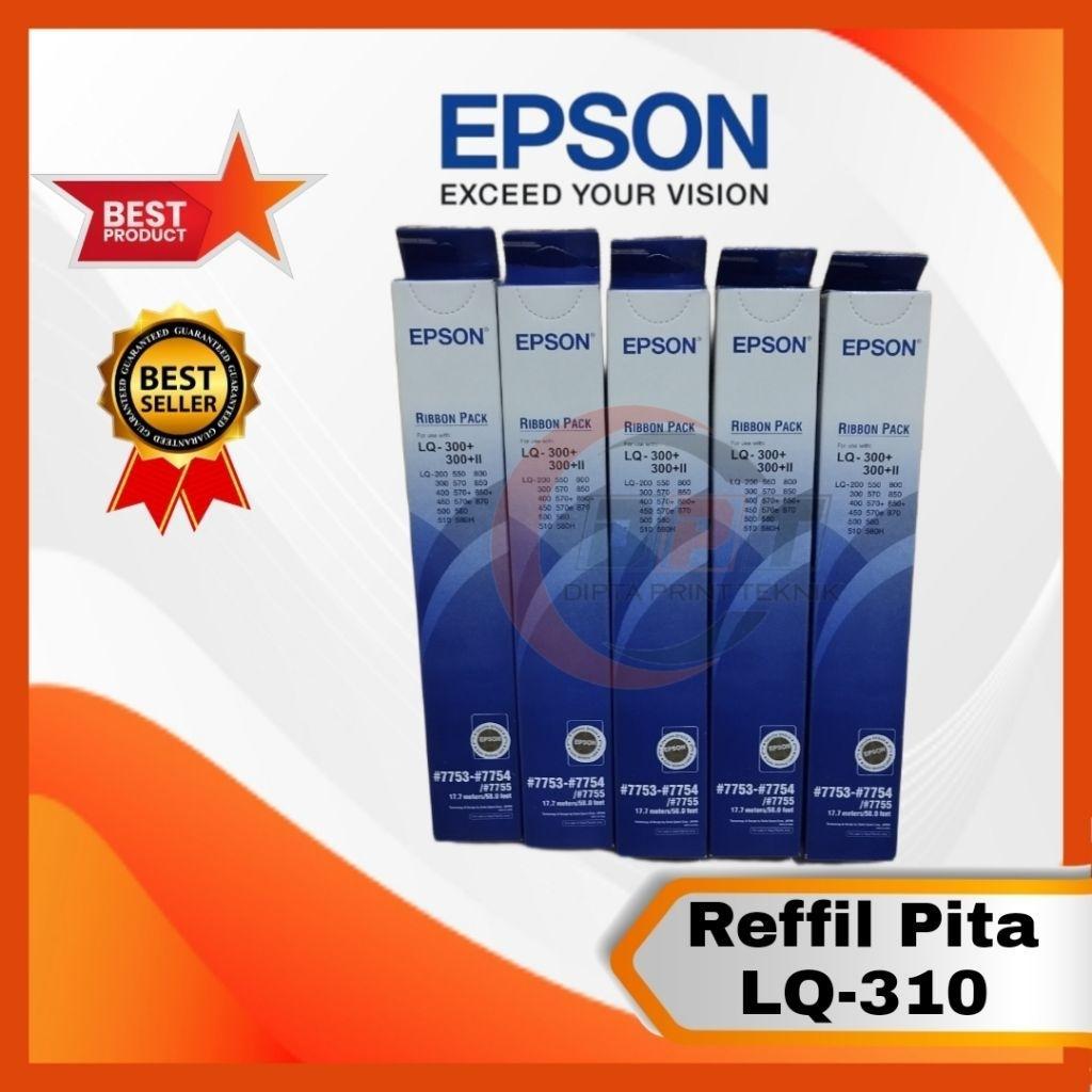Pita Reffil Epson Lq310 Lq-310 / Ribbon Pack Epson Lq310 Lq-310