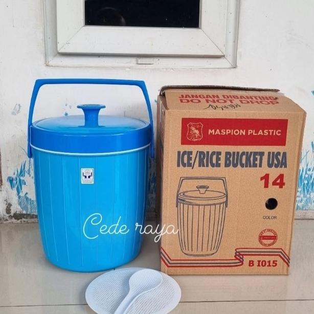 Termos Nasi / Es / Rice Ice Bucket Maspion 14 Ltr