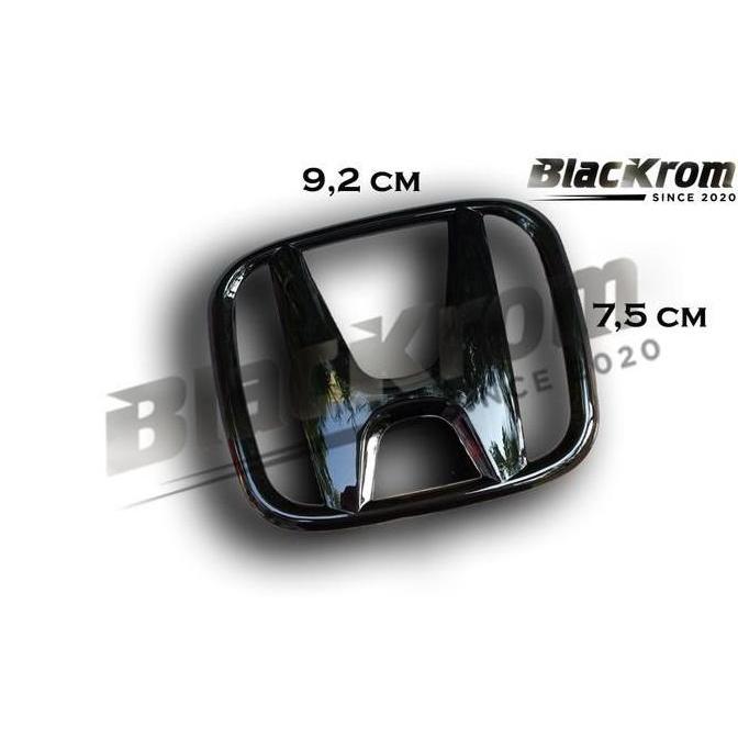 * Logo Emblem Black Chrome Belakang Honda Jazz Ge8 *