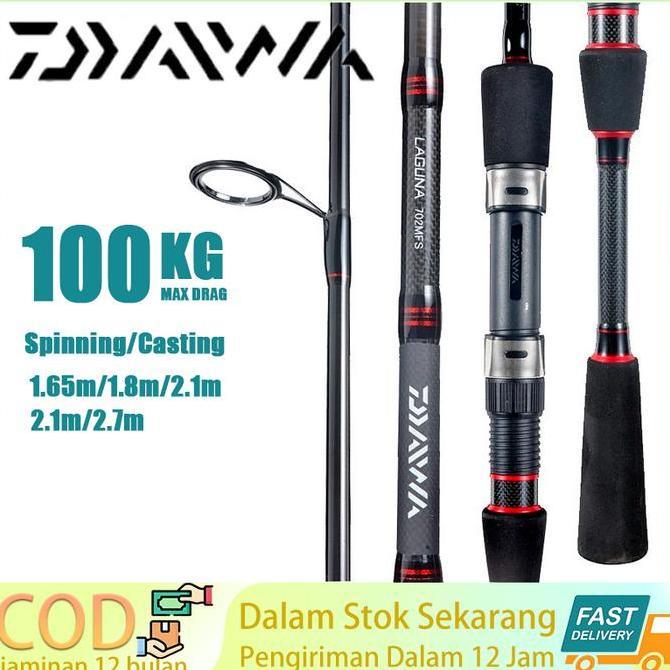 Daiwa Joran Pancing Spinning Joran Casting Joran Reel 165cm-270cm