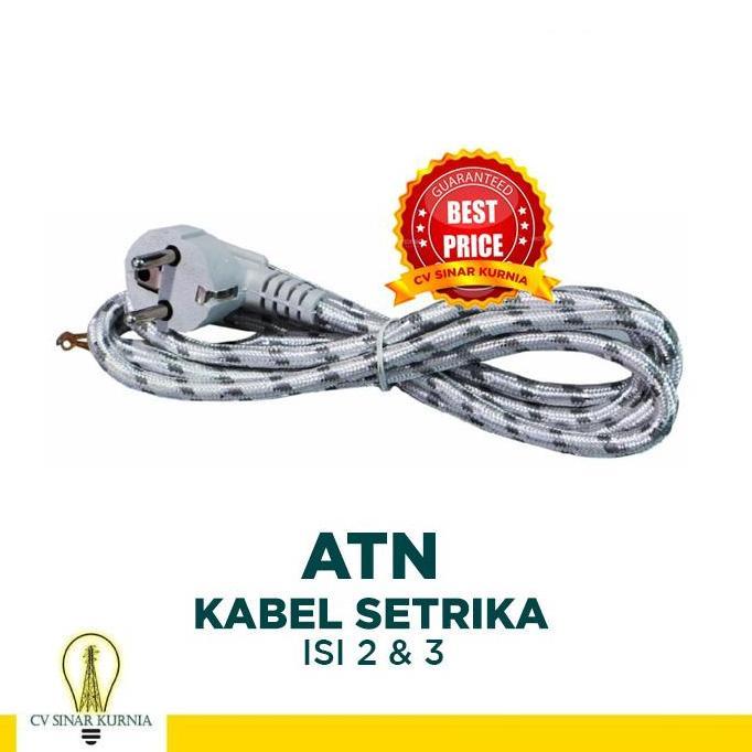 Kabel Setrika / Kabel Gosokan Gepeng ATN 1.7M