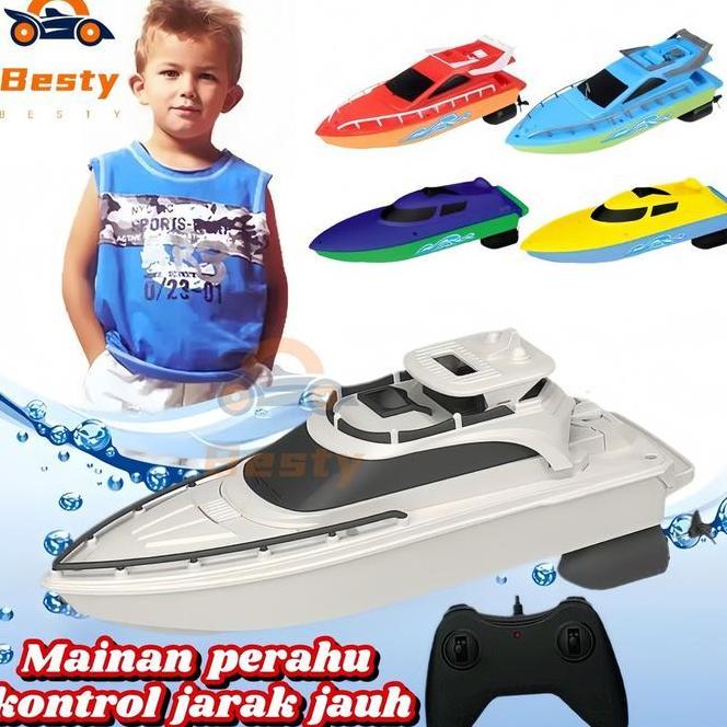 Besty Remote Control Perahu Air Kapal Kapal Remote Control Racing Boat Perahu Air Mainan