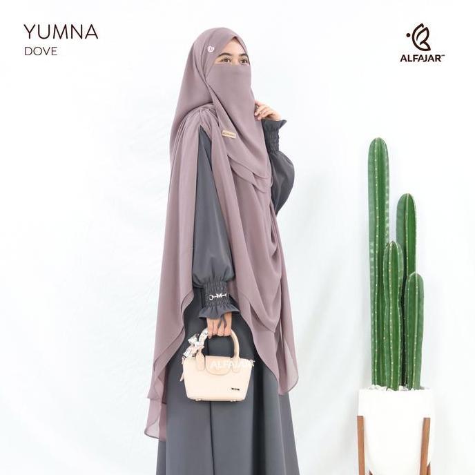 Zira- New- Alfajar - Pasmina Bandana (Pashban) Instan Ceruty Yumna Dua Layer Free Cadar Tali