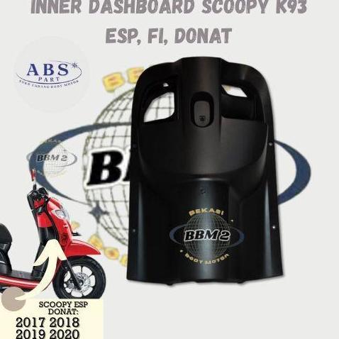 Cover Inner Legsil Kontak Dashboard Scoopy Fi Esp K93 2017 2019 Hitam Doff