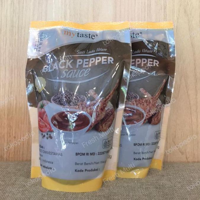 Spice- Saus Blackpepper Steak / Saus Bumbu Lada Hitam My Taste Halal