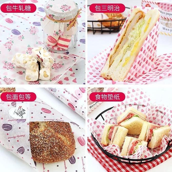 Box- X Paper / Baking Paper Motif / Kertas Roti
