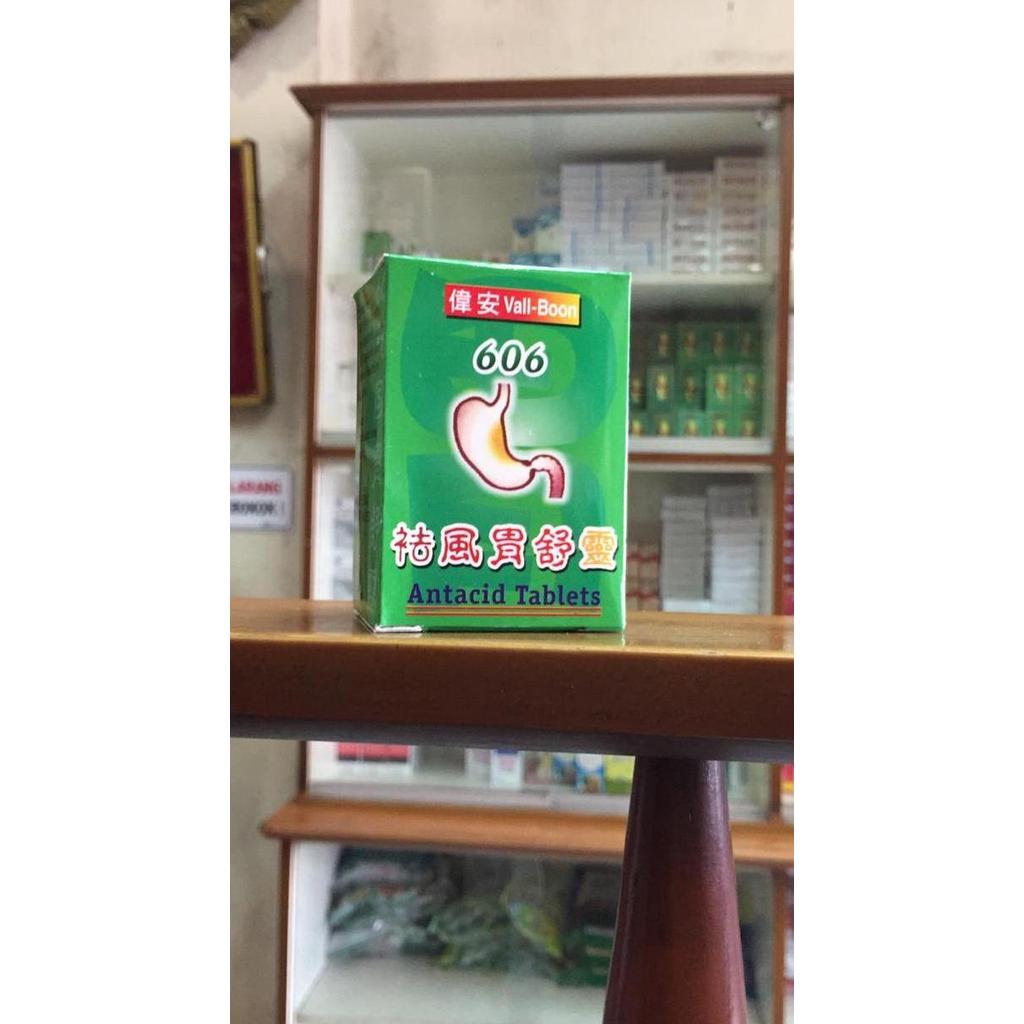 Health- 606 Antacid Tablets Obat Maag Kronis Herbal