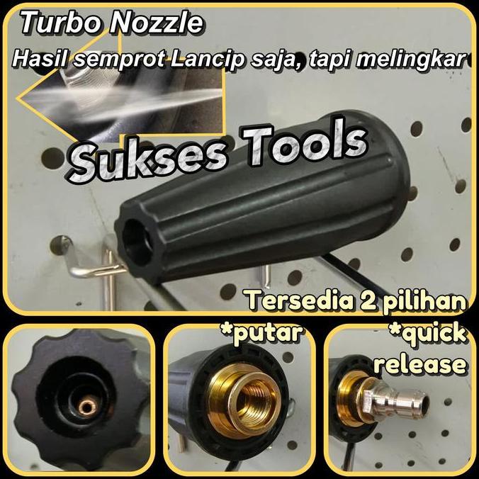 Sekre- Lakoni Turbo Nozzle Mesin Steam Laguna 70 Jet Cleaner Daytona 100