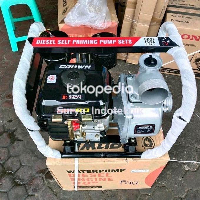 Crown Pompa Irigasi Alkon Diesel Solar CDP-80