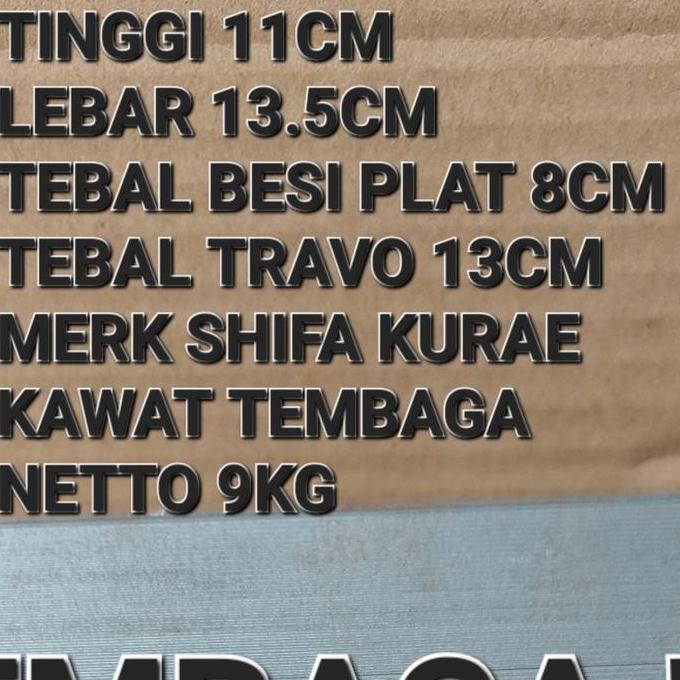 LINEAR 15A CT BESAR MURNI TRAVO TRAFO SYIFA KURAE BEST 15 AMPERE 47V CT 15 A TRANSFORMATOR