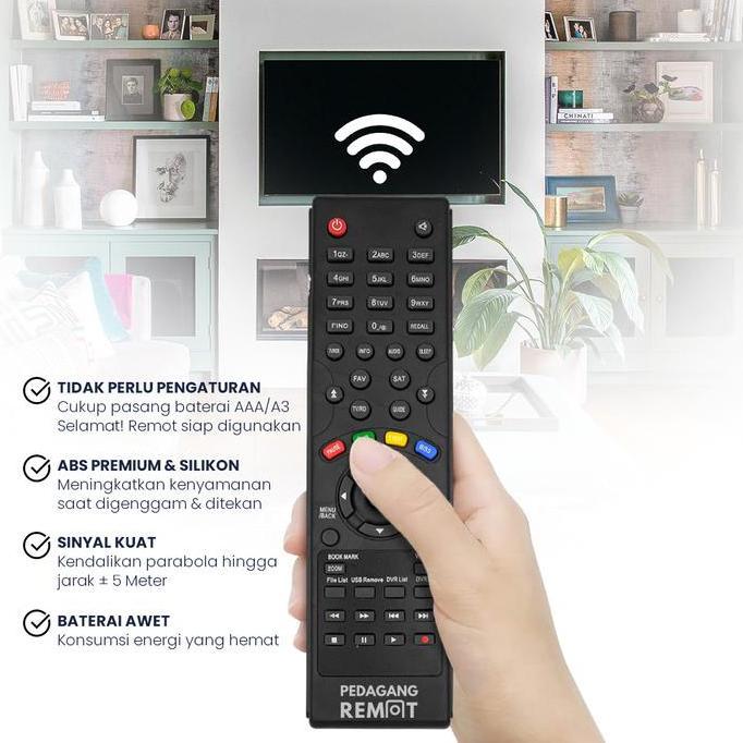 Remot Remote Stb Set Top Box Receiver Paola Matrix Prolink Hd Ethernet New / Getmecom Hd009