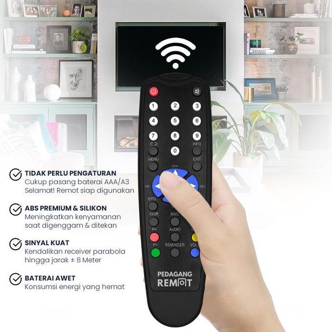 Remot Remote Stb Set Top Box Matrix Garuda Mpeg-4 / Matrix Bakwan Mpeg4 / Paola Getmecom Monthing Hd