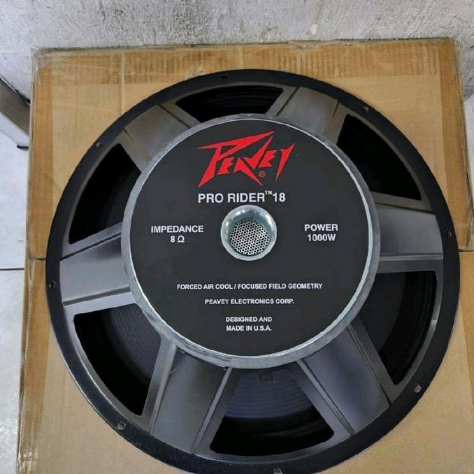 Promo Speaker komponen peavey pro rider 18inch 18 inch vc 3in subwoofer Diskon