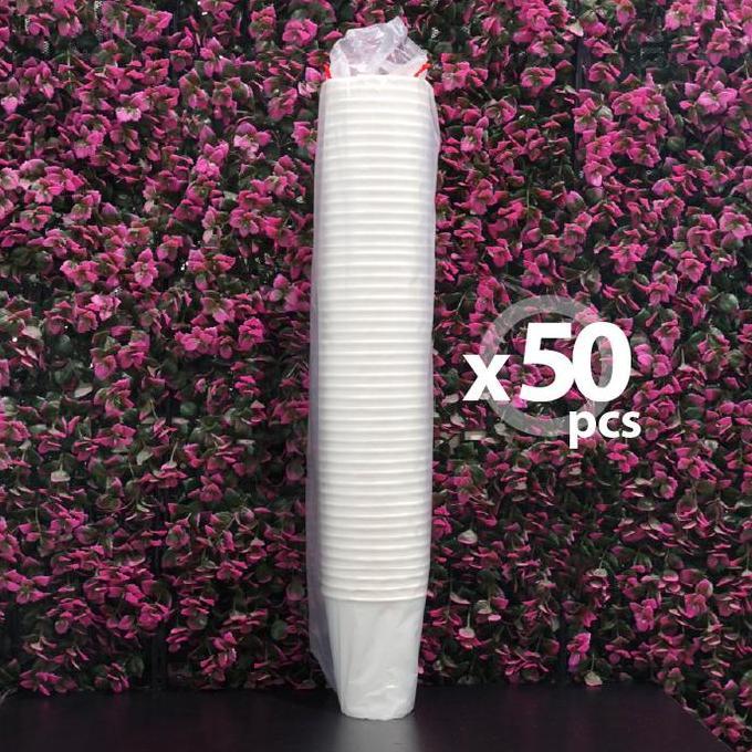 Prep- Pak Isi 50 Pcs - Paper Cup 16 Oz Hot - Paper Cup 16Oz - Gelas Kertas