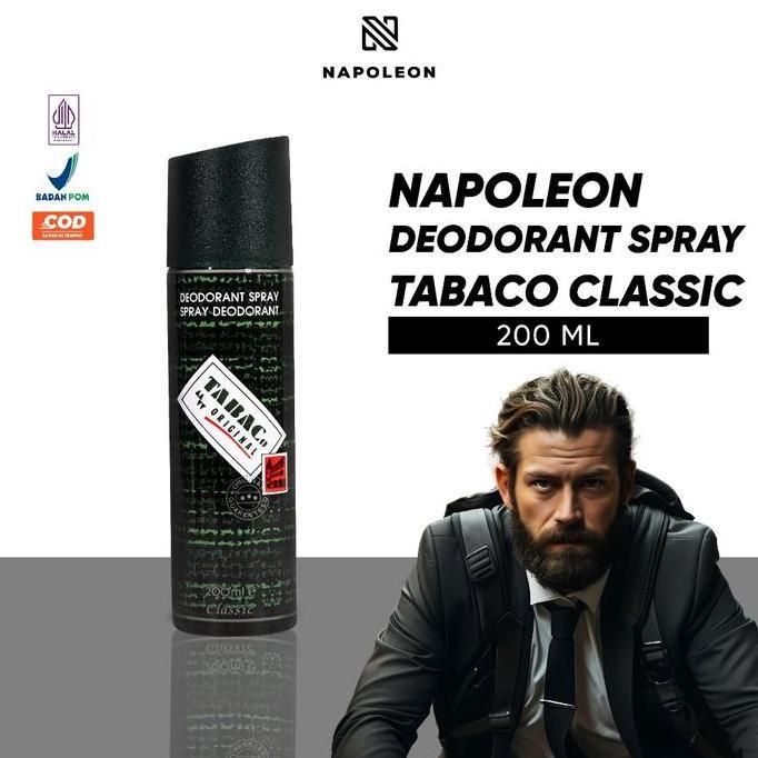 Pele - Tabaco Deodorant Spray Hijau 200 Ml
