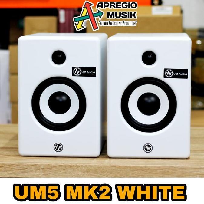 Promo Speaker Monitor UM AUDIO UM5 UM5K MK2 Gen 2 White Edition Diskon