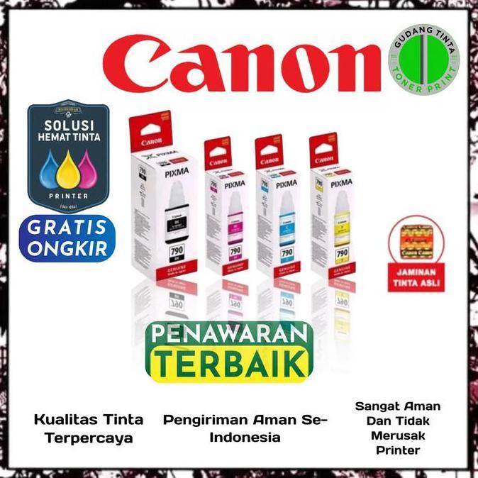 Tinta Canon GI-790 Original Printer Canon G1000 G2000 G3000 G4000