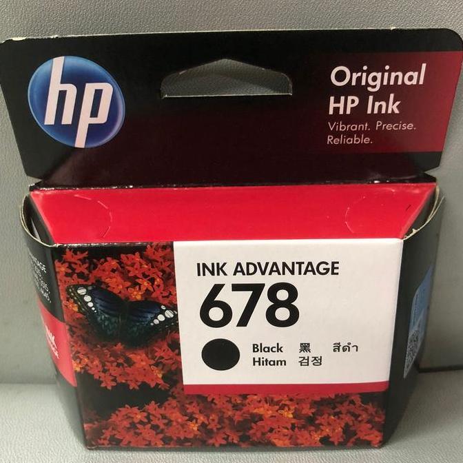 Tinta Printer HP 678 Black Ink Cartridge Tinta HP 678 Hitam HP 678B