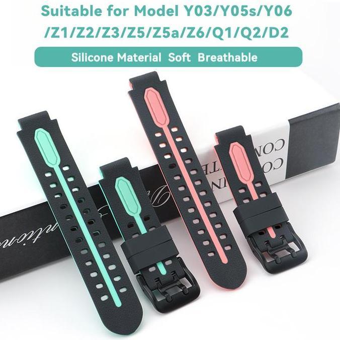 STRAP SUUNTO IMOO TALI JAM STRAP Z5 Z1 Z6 Z2 Z7 Y1 Z3 RUBBER KARET SILIKON DESAIN LEMBUT ANTI-GESEK 
