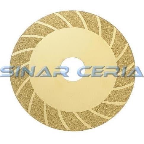 MATA DIAMOND KUNING POLOS 100MM 4" BATU POTONG GERINDA DISC MDK-01