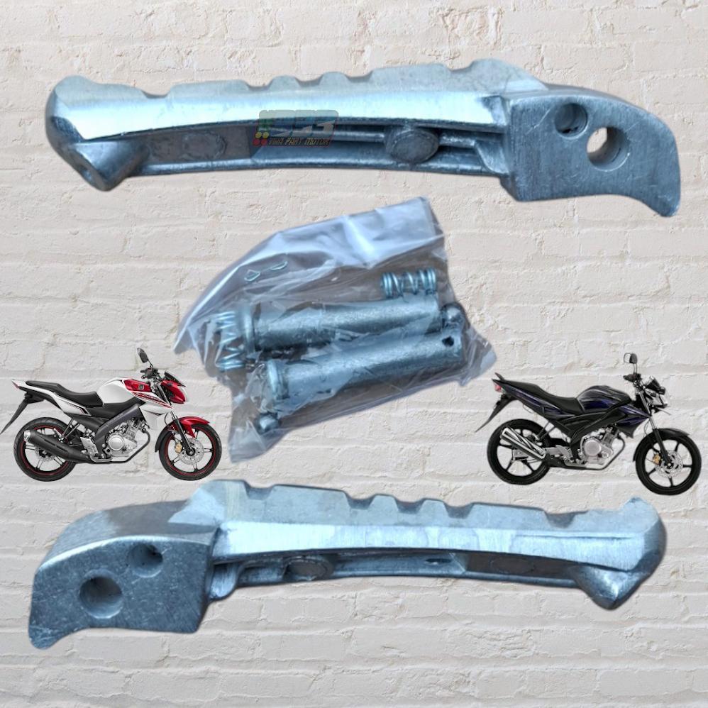 KONSTRUKSI PRESISI BESI FOOT STEP BELAKANG VIXION OLD VIXION NEW KANAN KIRI SET PAKU NON ORIGINAL - 
