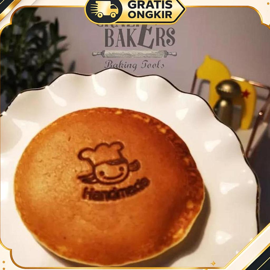 Hot Stamp Cake Stempel Logo Kue Embosser