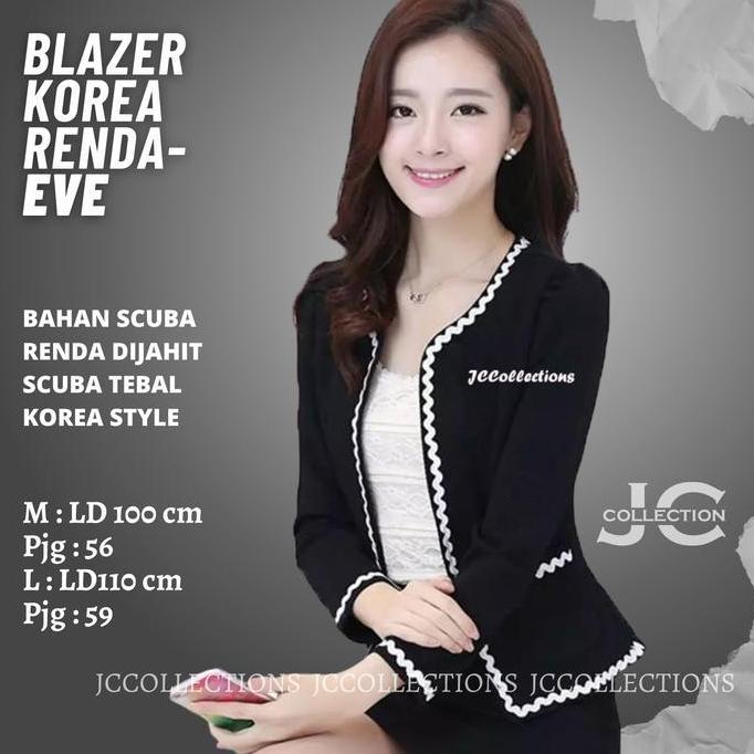 DV292 >> Blazer Kerja Wanita Korea Style
