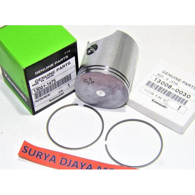 * Piston Plus Ring Seher B75 Ninja R Rr Ninja R Rr 2Tak 2 Tak B 75 Ori *