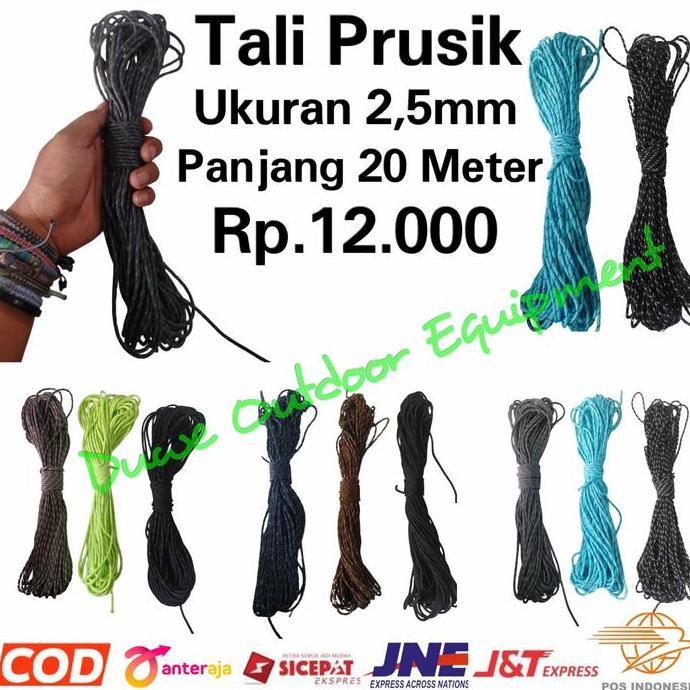 Wgho- Tali Prusik ,5Mm Panjang 0 Meter-Tali Perusik Ukuran ,5Mm