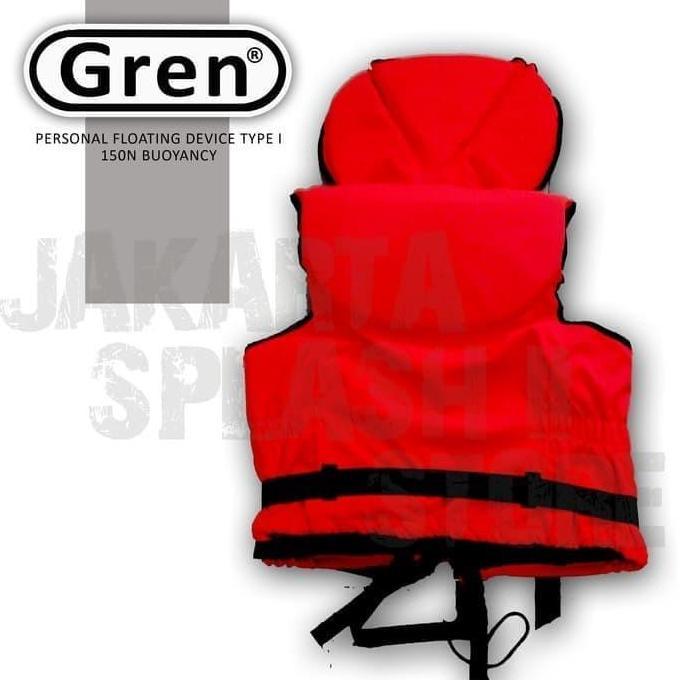 Life Jacket Pelampung Gren / Life Jacket Vest - Pelampung Safety