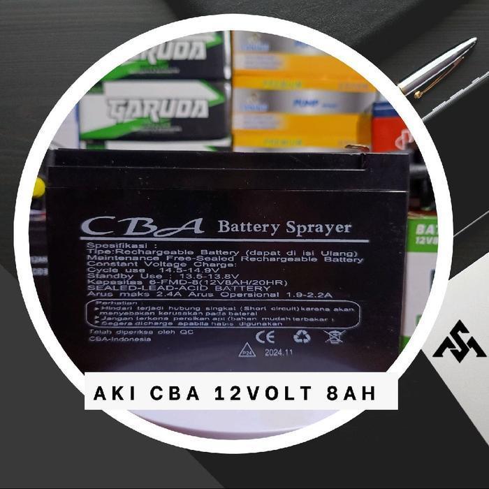 AKI/ACCU/UPS 12VOLT 8AH CBA ORIGINAL ORIGINAL DAN TERPERCAYA