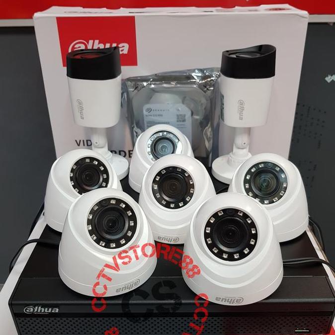Lens- Paket Cctv 8 Channel Dahua 2Mp Paket 8 Channel Dahua Full Hd 1080P