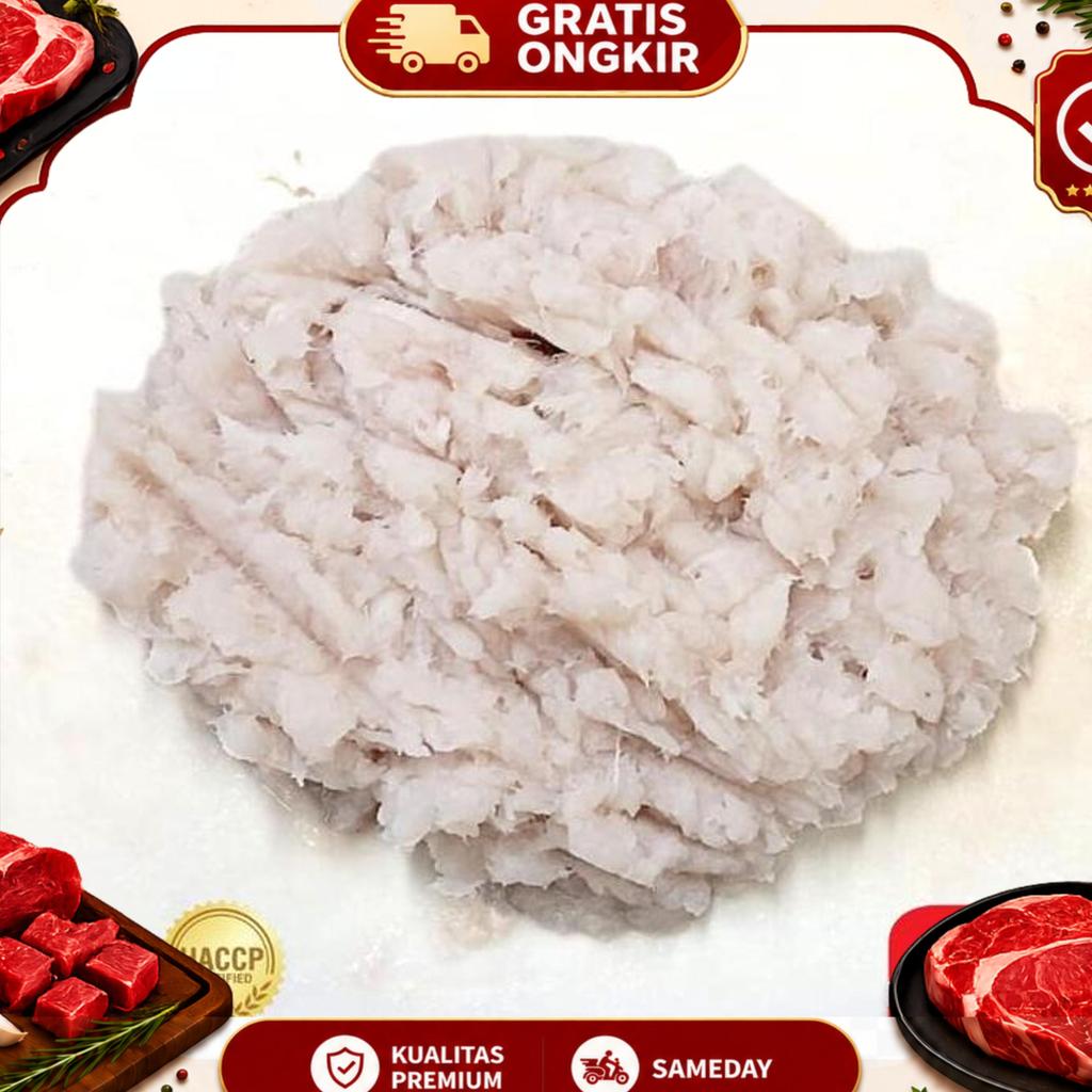 Daging Giling Belut Laut 500 Gram / Belut Laut Unagi / Seafood 22 /Halal /Haccp