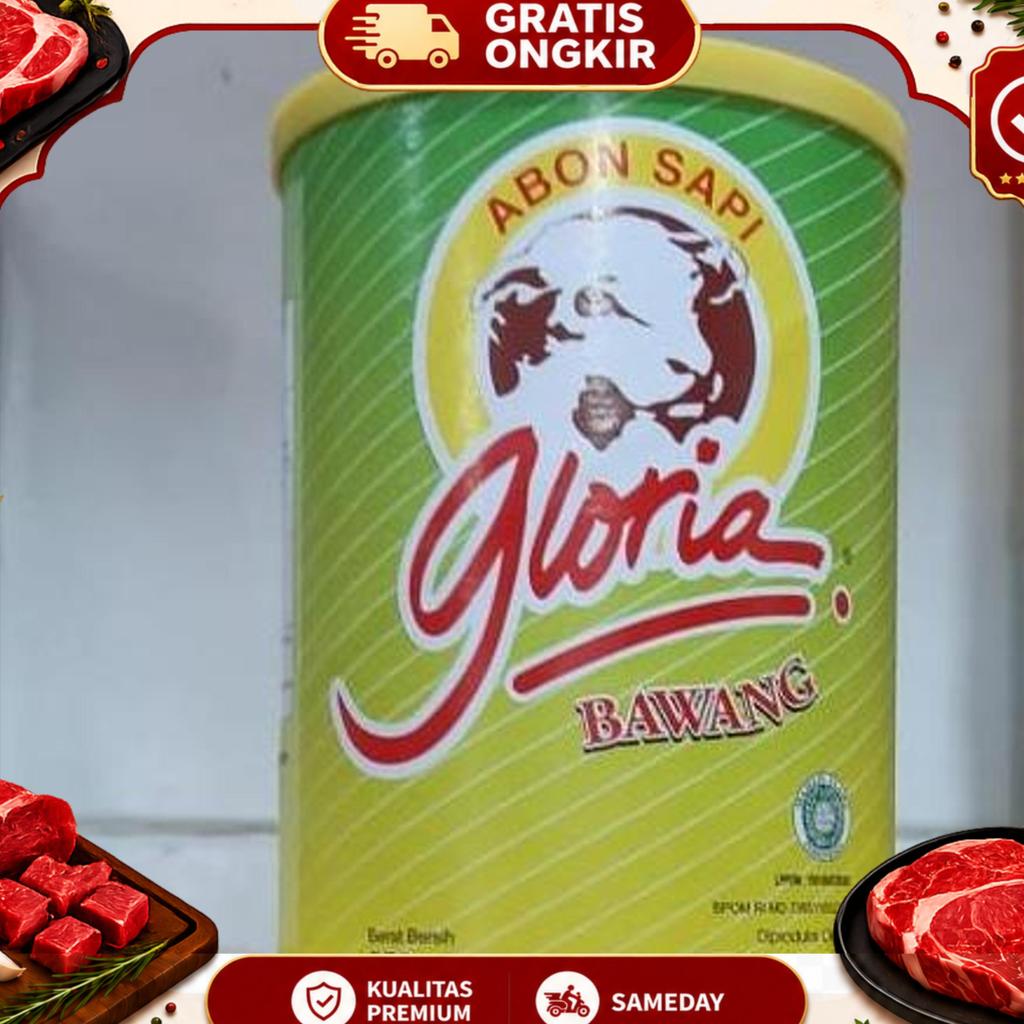 Gloria Abon Sapi Bawang 250Gram - Daging Sapi Pilihan Berkualitas