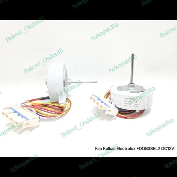 NEW MOTOR FAN KULKAS ELECTROLUX FDQB38EL2 DC12V
