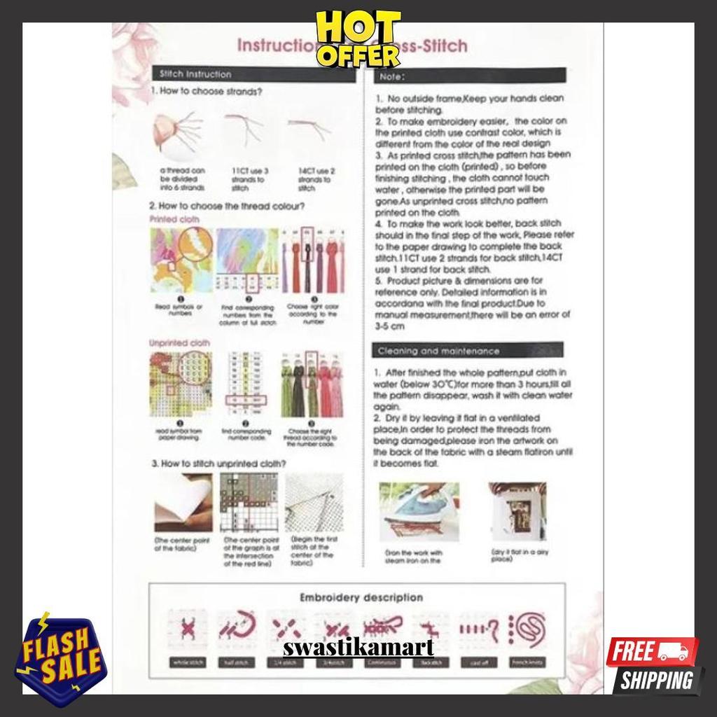 Muslim Calligraphy Cross Stitch Kit, Cross Stitch Pattern Kaligrafi, Islamic, Kaligrafi Motif Ka'Bah