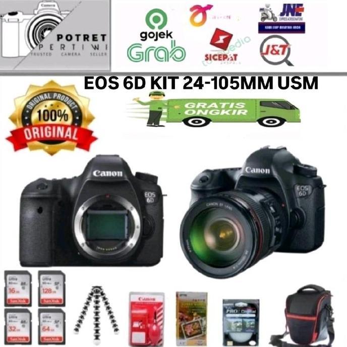 Canon Eos 6D Kit 24-105Mm / Kamera Dslr Canon Eos 6D Kit 24-105Mm
