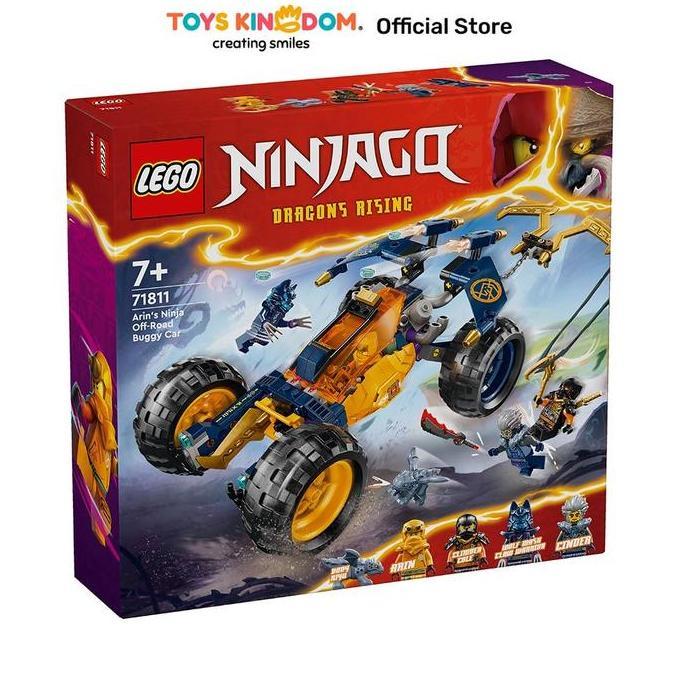 Toys Kingdom LEGO Ninjago Arins Ninja Off Road Buggy Car 71811 Balok Susun Building Blocks Mainan Ko