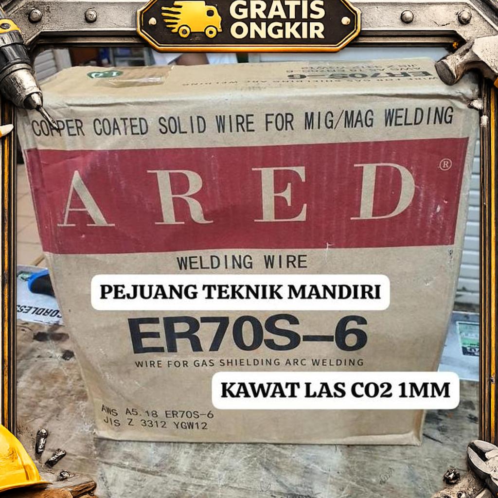 Kawat Las Co2 1Mm / Solid Mig Wire 1Mm / Wire Co 1 Mm Aws 70S-6
