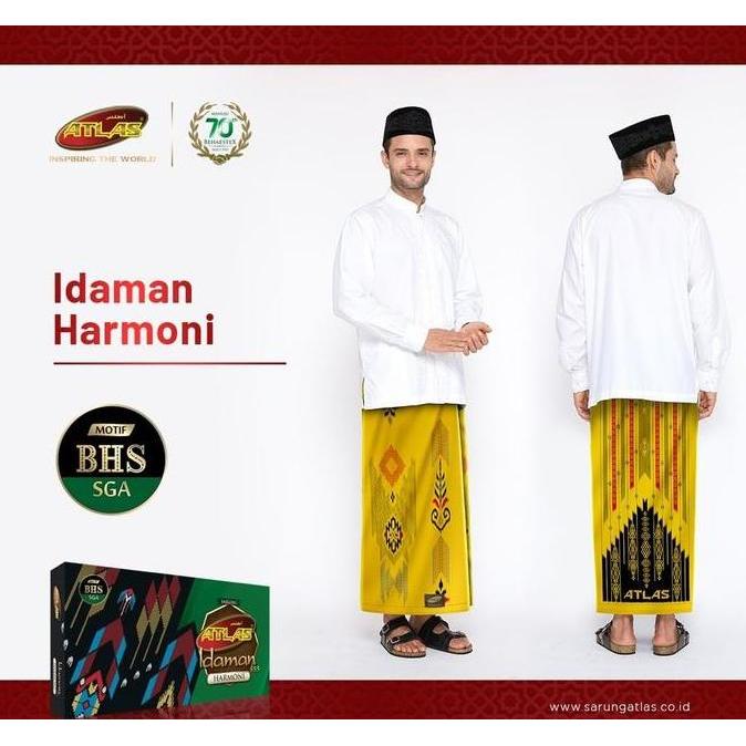 DR355 - Sarung Dewasa Atlas idaman kembang & harmoni motif BHS SGE/SJE TERBARU