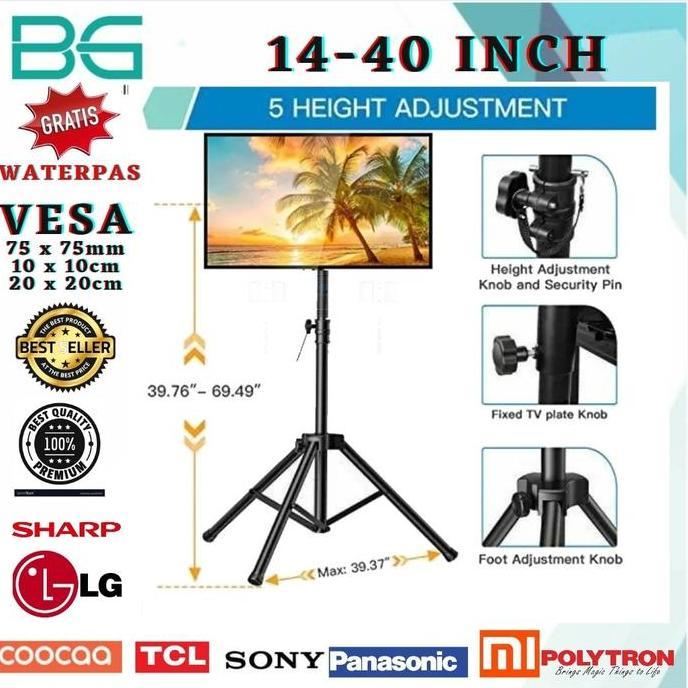 bracket standing tv | bracket stand tv | bracket tv stand 14 - 40 inch
