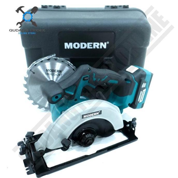 PAMAJEPON Circular Saw CORDLESS 7" M-60 MODERN / Mesin Gergaji Kayu BATERAI  7 Inch M60 MODERN 20V