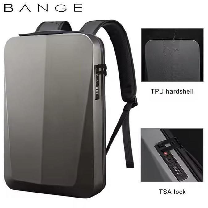 abelhandi711 - bange tas laptop kerja ransel backpack pria lock tsa 15.6 inc bg22201