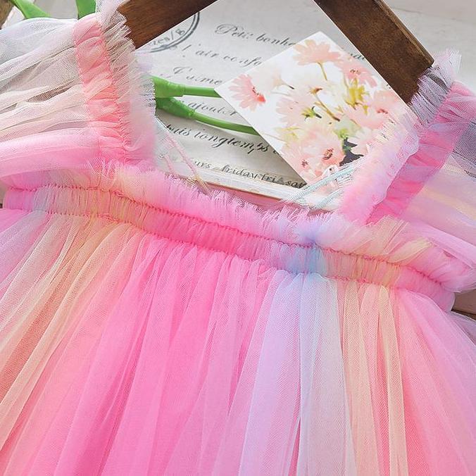 BELI DRESS TUTU MARIPOSA GAUN PESTA ANAK PEREMPUAN BAJU ANAK LUCU KUPU KUPU BELI