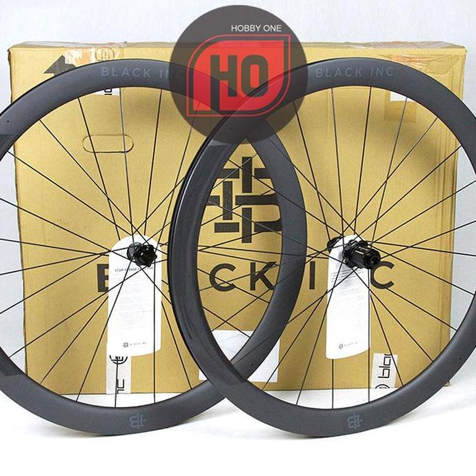 Goodseller- Black Inc FORTY FIVE Disc Brake Clincher Tubeless Ready Carbon Wheelse