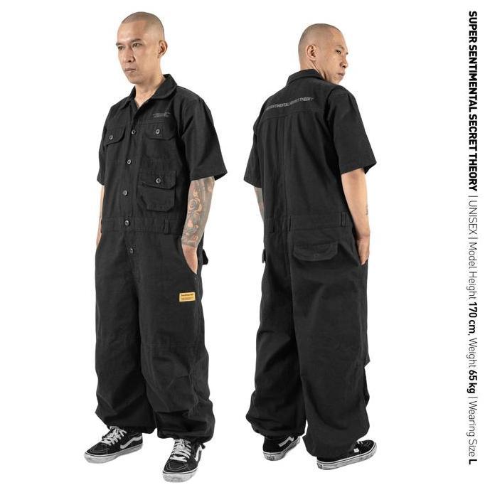 SSST Coverall  3.0 Shortsleeve Jumpsuit Hitam